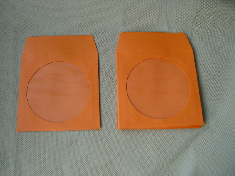 Color Paper Envelope with window without flap CS21b