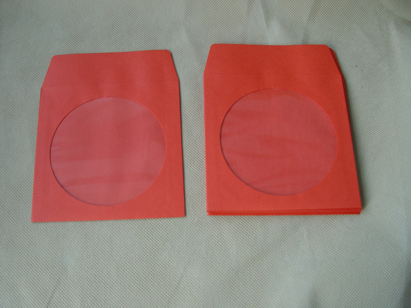 Color Paper Envelope with window without flap CS21b