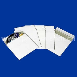 CD cardboard mailer without window with peel and seal flap