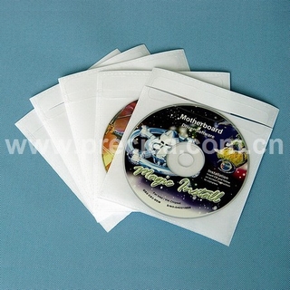 Crystal Tamper Proof CD Sleeve with adhesive backing
